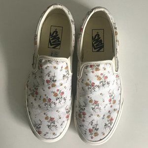 Vans Vintage Floral Slip-Ons
